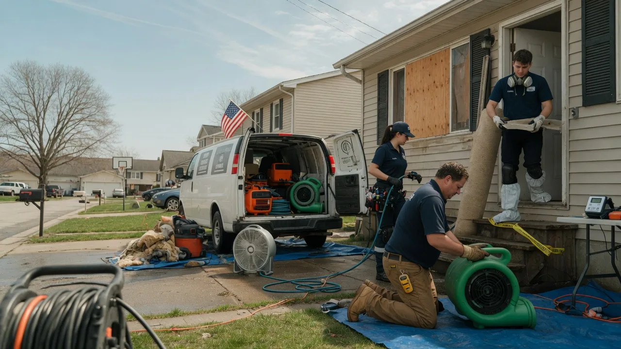 Water Damage Restoration in Romeoville, IL near me